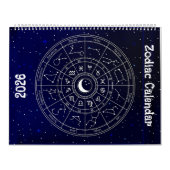 Zodiac Signs Calendar カレンダー (カバー)