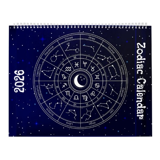 Zodiac Signs Calendar カレンダー (カバー)