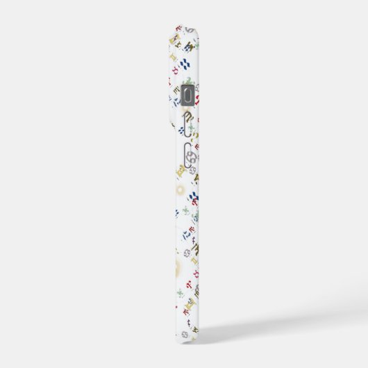 Zodiac Signs Numeric Multicolored iPhoneケース (左側面)