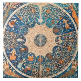 Zodiac Signs Vintage Celestial Map タイル