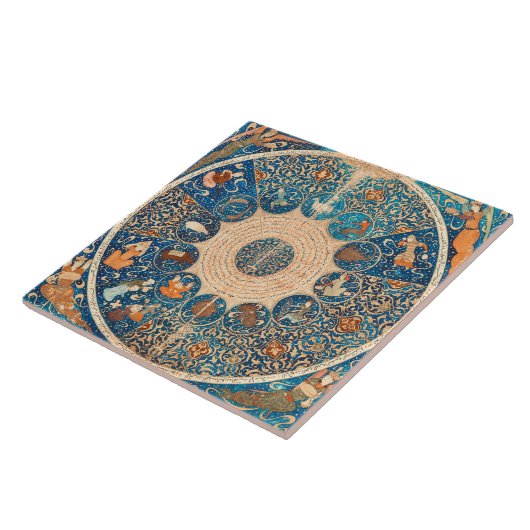 Zodiac Signs Vintage Celestial Map タイル (側面)