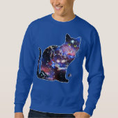 Zodiac Space In Cat T-shirt スウェットシャツ (正面)