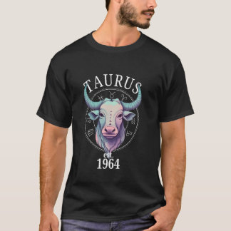 Zodiac Taurus Bull Born in 1964 Tシャツ