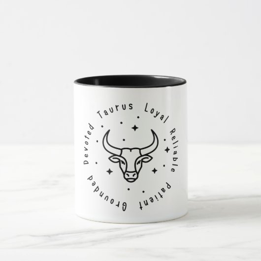 Zodiac Taurus Mug マグカップ (中央)