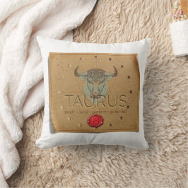 Zodiac - Taurus - Throw Pillow クッション