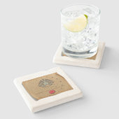 Zodiac - Virgo - Coaster ストーンコースター (横)