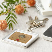 Zodiac - Virgo - Keychain キーホルダー (側面)