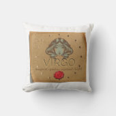 Zodiac - Virgo - Throw Pillow クッション (正面)