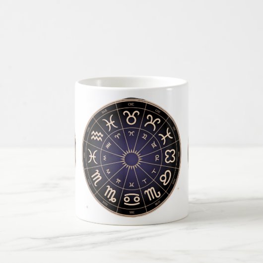 Zodiac wheel コーヒーマグカップ (中央)