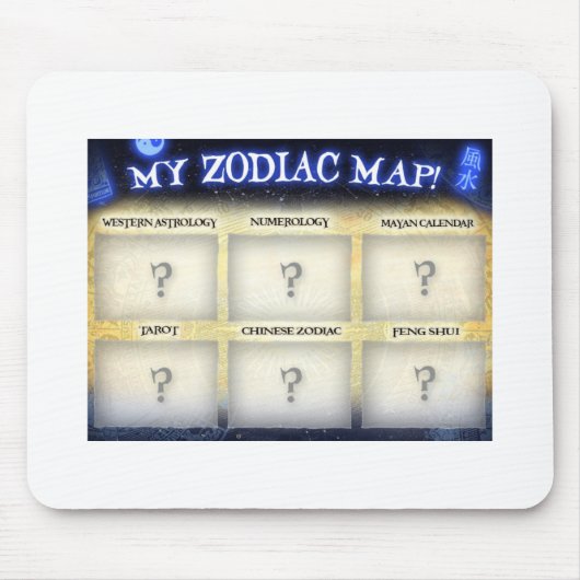 ZodiacMap.comでこのmousepadをカスタマイズ マウスパッド (正面)