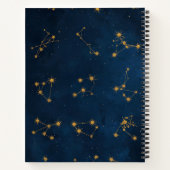 Zodíaco Dorado: El Cielo Nocturno en tus Manos ノートブック (裏面)