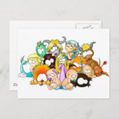 ZodiaKの赤ちゃん ポストカード (正面/裏面)