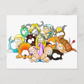 ZodiaKの赤ちゃん ポストカード