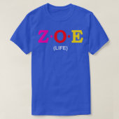 Zoeライフ1 Tシャツ (デザイン正面)