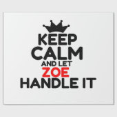 ZOE ラッピングペーパー (フラット)