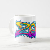 ZOE Graffiti Name - コーヒーマグカップ (正面左)
