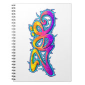 ZOE Graffiti Name - ノートブック (正面)