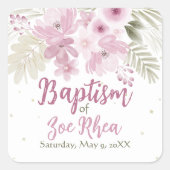 Zoe Squareステッカー スクエアシール (正面)