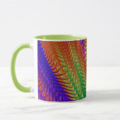 ZOE to Zany 3D to Green, Red, Orange and Purple マグカップ (左)