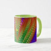 ZOE to Zany 3D to Green, Red, Orange and Purple マグカップ (正面右)