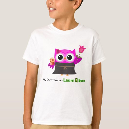ZoeyのOwlvatarのTシャツ Tシャツ (正面)