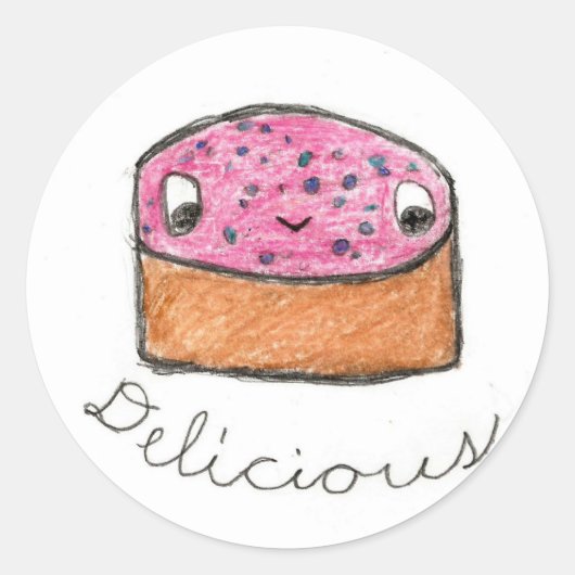 Zoey：ラウンドステッカー ラウンドシール (正面)