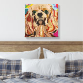 Zoey Beth Stretted Canvas Print キャンバスプリント (インサイチュ (寝室))
