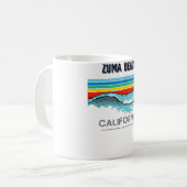 ZOEY Leopard印刷名おもしろいパーソナライズされたBirthda コーヒーマグカップ (正面左)