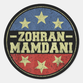 Zohra Mamdani NYC Mayor Campaign 2025 ラウンドシール