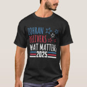 Zohran Delivers What Matters Tシャツ (正面)