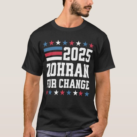 Zohran For Change Tシャツ (正面)