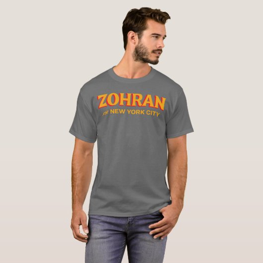Zohran for New York City Tシャツ (正面フル)