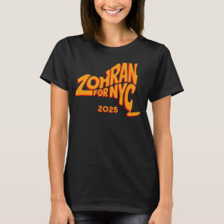 Zohran for NYC 2025 Tシャツ、進歩的なキャンペーン Tシャツ