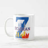 Zohran Mamdani  コーヒーマグカップ (左)
