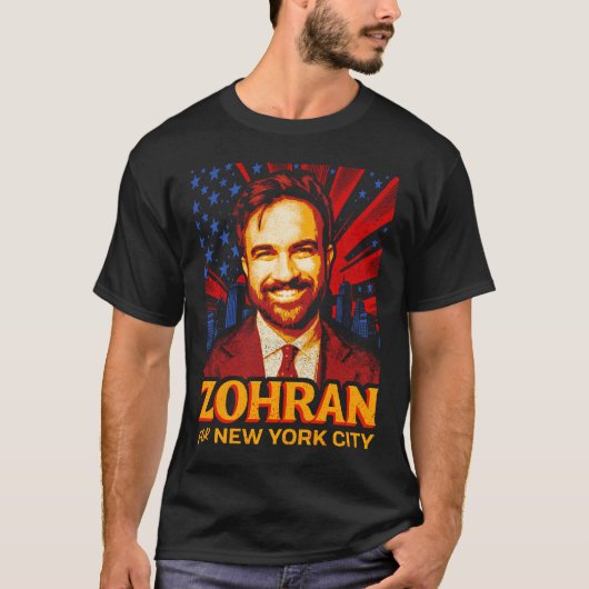 Zohran Mamdani for New York Mayor 2025 Tシャツ (正面)