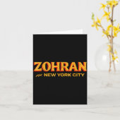 Zohran Mamdani For Nyc Mayor Funny Cool Trendy Pro カード (黄色い花)