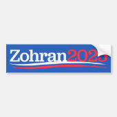 Zohran Mamdani Mayor NYC 2025 バンパーステッカー (正面)
