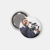 Zohran Mamdani - Turn the Volume Up マグネット (正面/裏面)