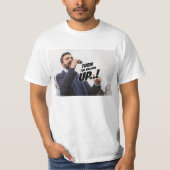Zohran Mamdani - Turn the Volume Up Tシャツ (正面)