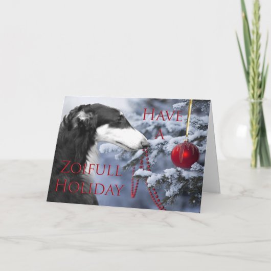 Zoifillの休日カードを持って下さい シーズンカード (正面)