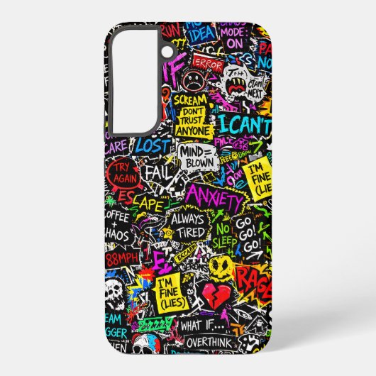 ZOINKLAB 実験0047025 カオス SAMSUNG GALAXYケース (裏面)
