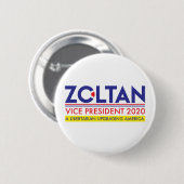 Zoltan Istvan VP 2020 缶バッジ (正面&裏面)