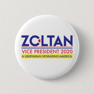 Zoltan Istvan VP 2020 缶バッジ