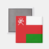 zOM001オマーン州旗，冷蔵庫 マグネット (正面/裏面)