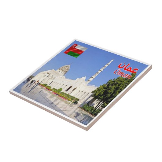 zOM008グランドモスクSULTAN QABOOS,オマーン, タイル (側面)