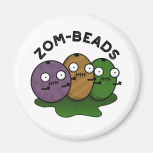 Zom-ビーズ面白いハロウィーンゾンビビーズパン マグネット