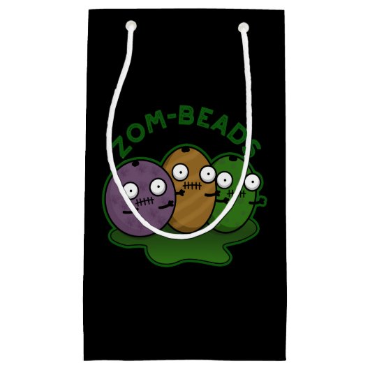 Zom-ビーズ面白いハロウィーンゾンビビーズプンダークBG スモールペーパーバッグ (正面)
