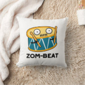 Zom-ビート面白いハロウィンゾンビドラムパン クッション (ブランケット)