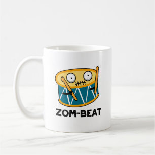 Zom-ビート面白いハロウィンゾンビドラムパン コーヒーマグカップ