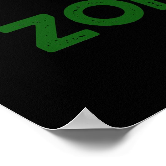 Zom-B – フラットゾンビおもしろいミュージックプンダーク ポスター (角)